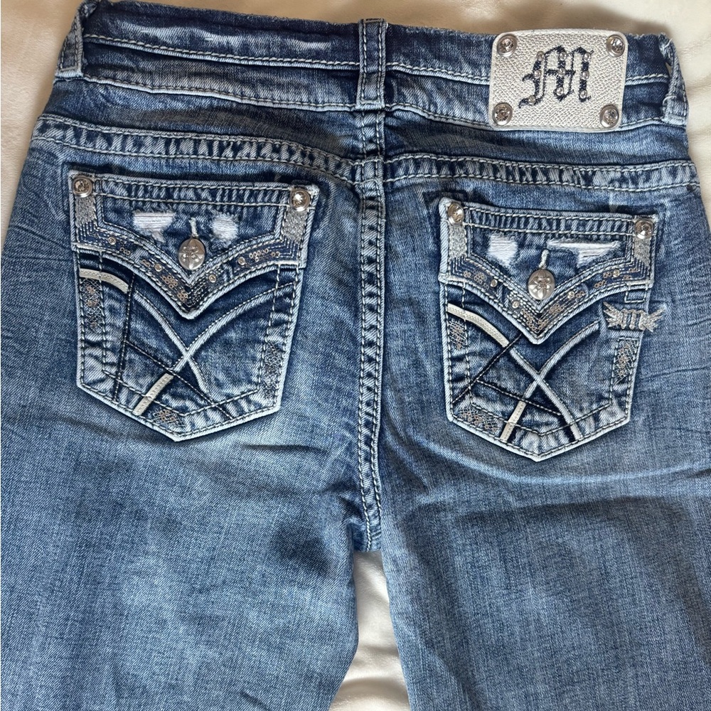 Miss Me Light Blue Boot Cut Jeans